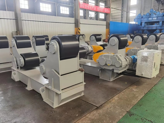 100 Ton Self Aligned Welding Rotator Fabrik, die PU-Rolle dreht