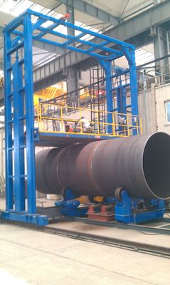 Self Aligned Welding Rotator with 60 Ton Driving Capacity, 6-60m/h Roller Speed, and 100-1000mm/min Rotator Speed for Automated Welding