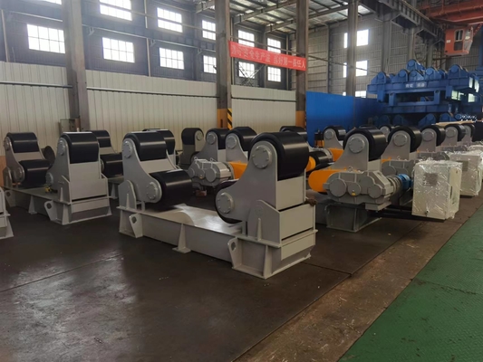 100 Ton Self Aligned Welding Rotator Fabrik, die PU-Rolle dreht