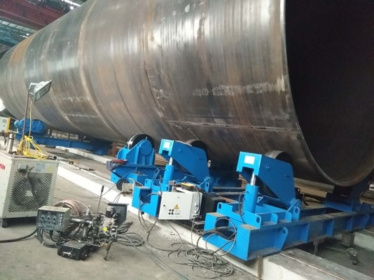 Herkömmliches Rohr-passte schweißender Stellwerk-Rotator-Manipulator-Wind-Turm herauf Rotator 60t