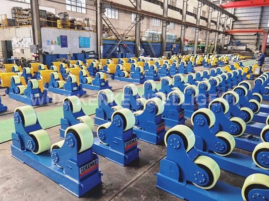 10 Ton Conventional Welding Rotator Roller PU-Selbstübereinstimmende Art für Kreiszylinder