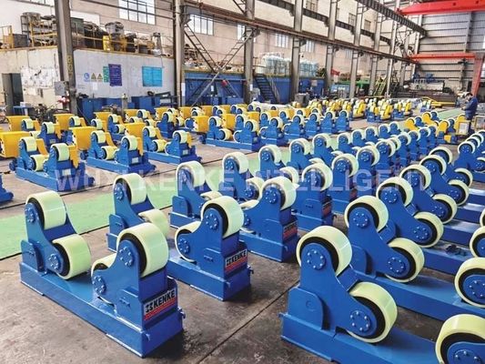 Selbstausrichtender Schweißrotator mit 100-1000 mm/min Geschwindigkeitsbereich, 40 t Tragfähigkeit und 6-60 m/h Rollengeschwindigkeit